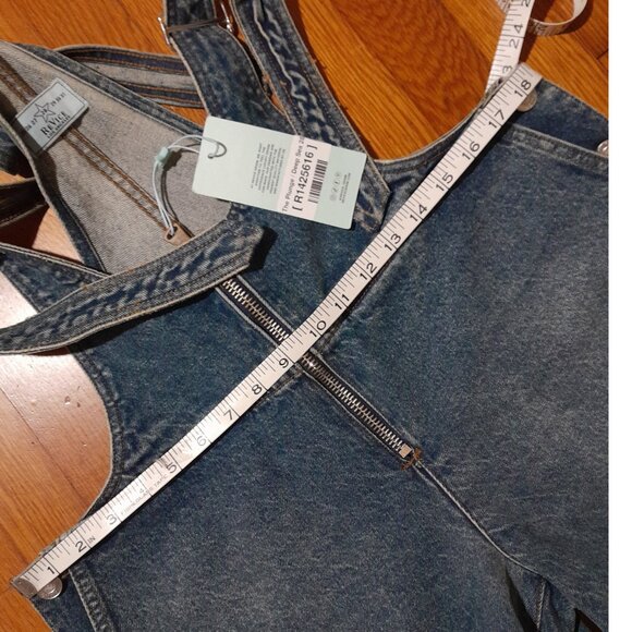 Revice Los Angeles The Plunge Deep Sea 4 Pocket Jumpsuit women's sz 28 Medium - Picture 4 of 12